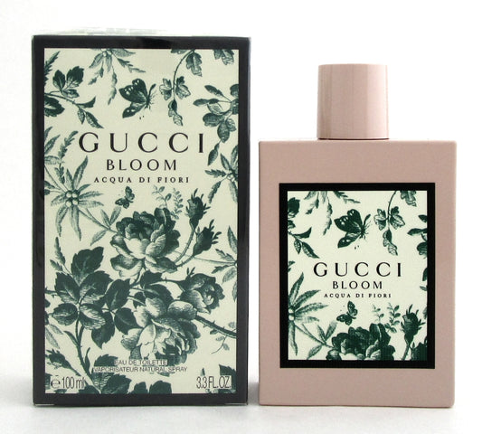 Gucci Bloom Acqua Di Fiori for Women 3.3 oz. Eau de Toilette Spray. Brand New.