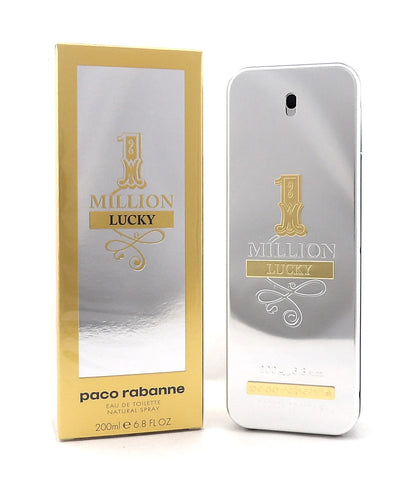 1 Million Lucky by Paco Rabanne 6.8 oz Eau de Toilette Spray for Men. New Sealed