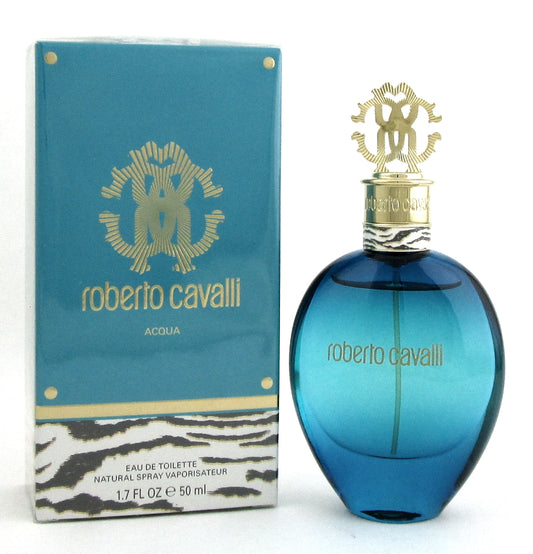 Roberto Cavalli ACQUA Perfume 1.7 oz./ 50 ml. for Women EDT Spray. New in Box.