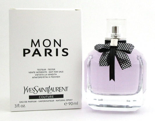 Mon Paris by YSL COUTURE 3 oz./ 90 ml. EDP Spray for Women. New Tester with Cap.