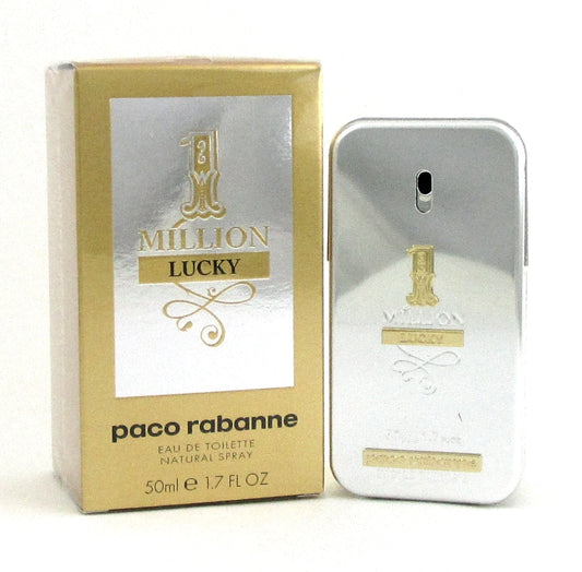 1 Million Lucky Cologne by Paco Rabanne 1.7 oz EDT Spray for Men. New Sealed Box