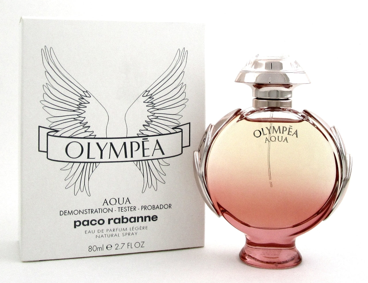 Paco Rabanne Olympea AQUA 2.7 oz. EDP LEGERE Spray for Women.New TESTER with CAP
