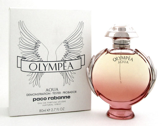 Paco Rabanne Olympea AQUA 2.7 oz. EDP LEGERE Spray for Women.New TESTER with CAP