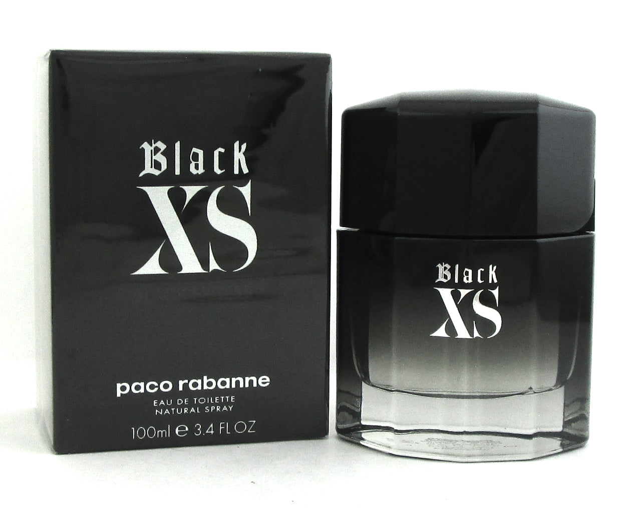Black XS by Paco Rabanne 3.4 oz Eau de Toilette Spray for Men. New Sealed Box