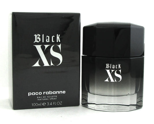 Black XS by Paco Rabanne 3.4 oz Eau de Toilette Spray for Men. New Sealed Box