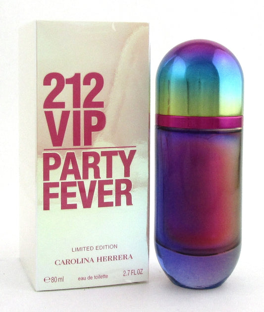 212 VIP Party Fever by Carolina Herrera EDT Spray 2.7 oz. for Women. Sealed Box.