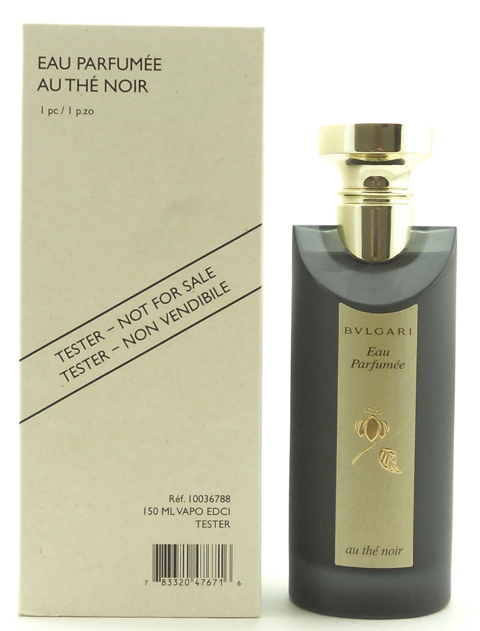 Bvlgari Eau Parfumee Au The Noir Eau De Cologne Intense Spray 5.0 oz Tester