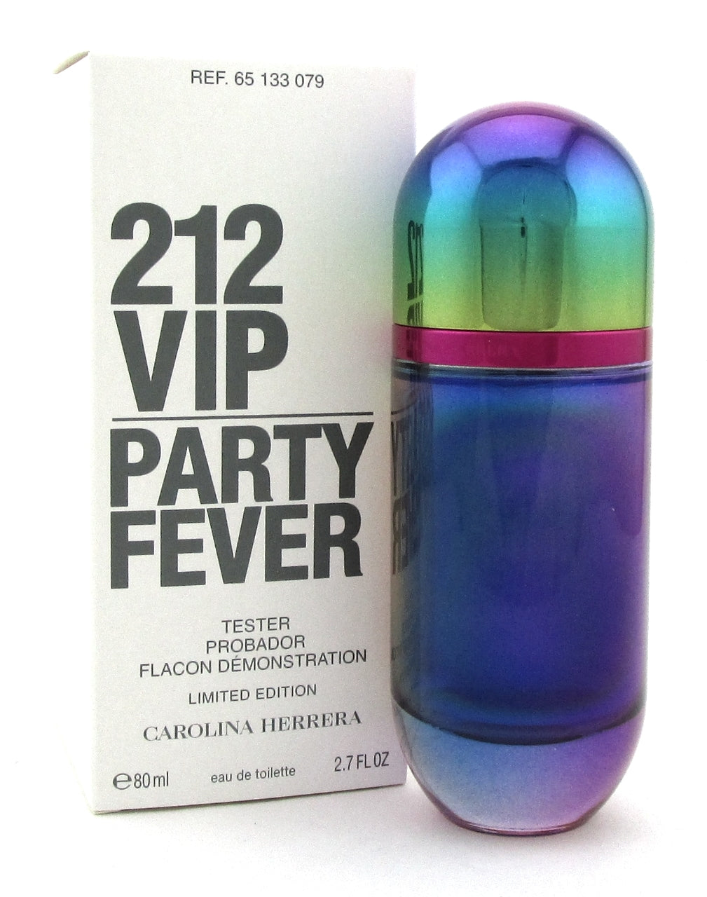 212 VIP Party Fever by Carolina Herrera 2.7 oz. EDT Spray for Women. New Tester.