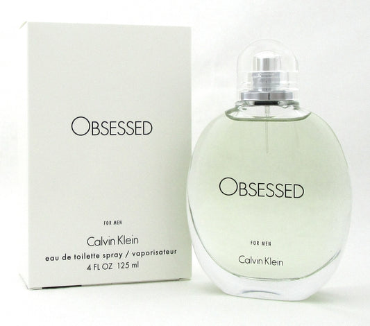 Obsessed for Men by Calvin Klein 4.0 oz./ 125 ml. EDT Spray for Men. New Tester.