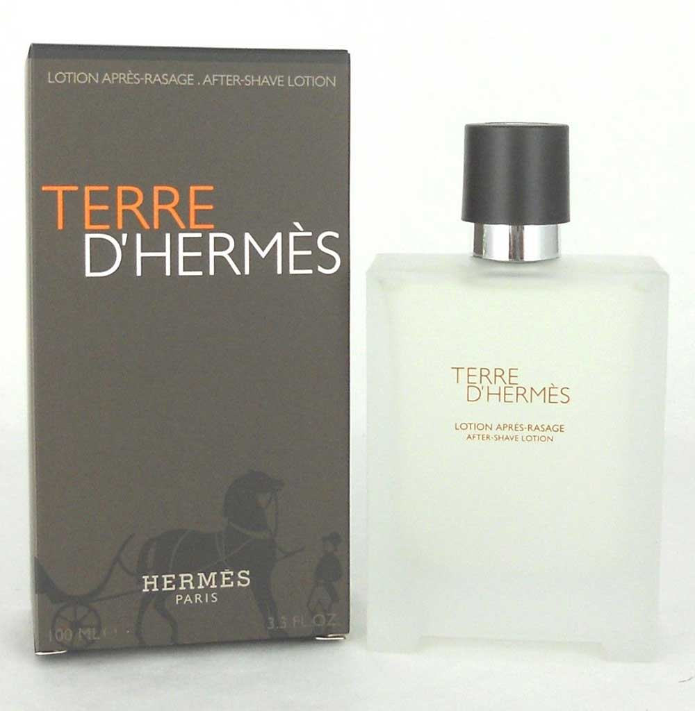 Hermes Terre D'Hermes After Shave Lotion Splash for Men 3.3 oz.