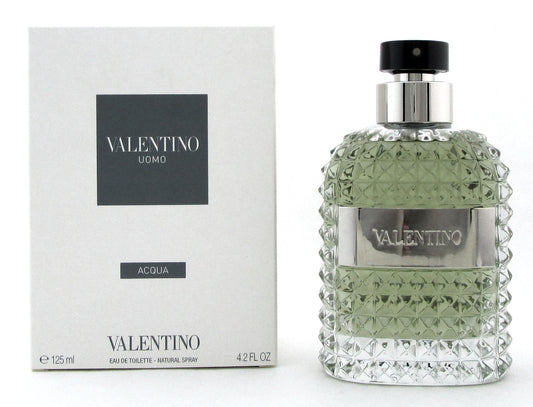 Valentino Uomo ACQUA Cologne 4.2 oz.EDT Spray for Men Tester with Cap.