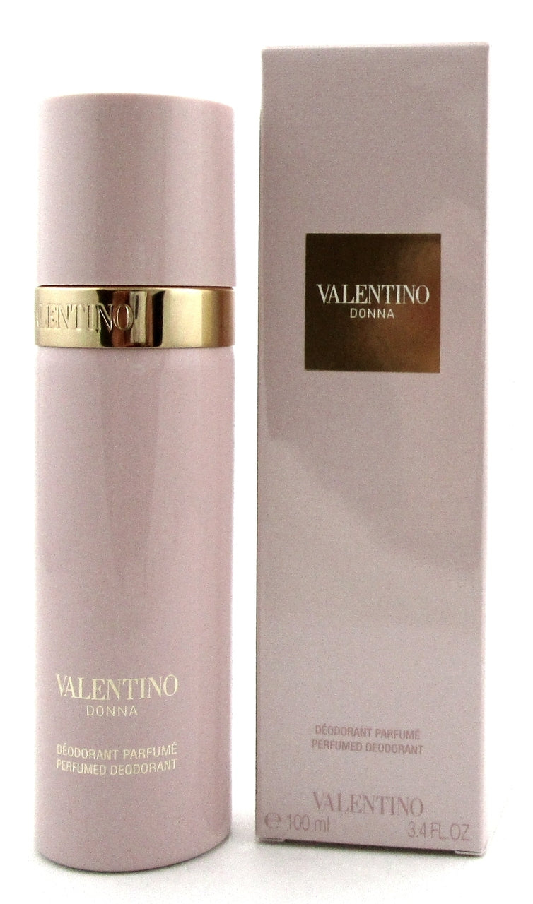 Valentino Donna Perfumed Deodorant Spray 3.4 oz./ 100 ml. for Women. New in Box.