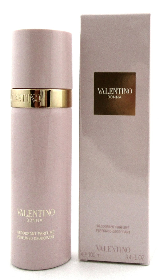 Valentino Donna Perfumed Deodorant Spray 3.4 oz./ 100 ml. for Women. New in Box.