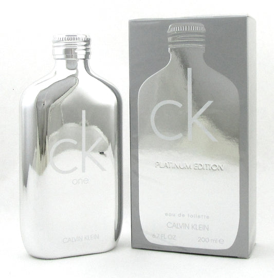 CK One Platinum Cologne by Calvin Klein 6.7 oz. EDT Spray Unisex. New in Box.