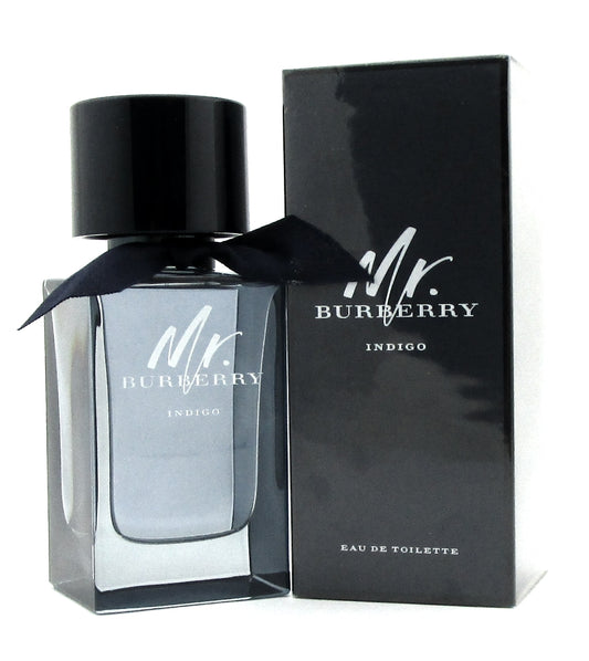 Mr. Burberry Indigo Cologne 3.3 oz. Eau de Toilette Spray for Men. New in Box.
