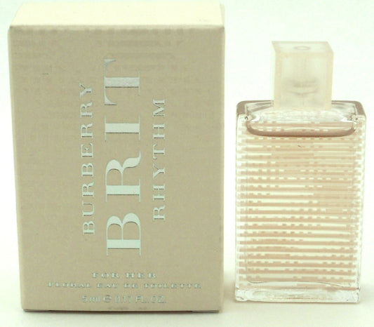 Burberry Brit Rhythm For Her Floral EDT Mini Splash 0 5 ml. NIB