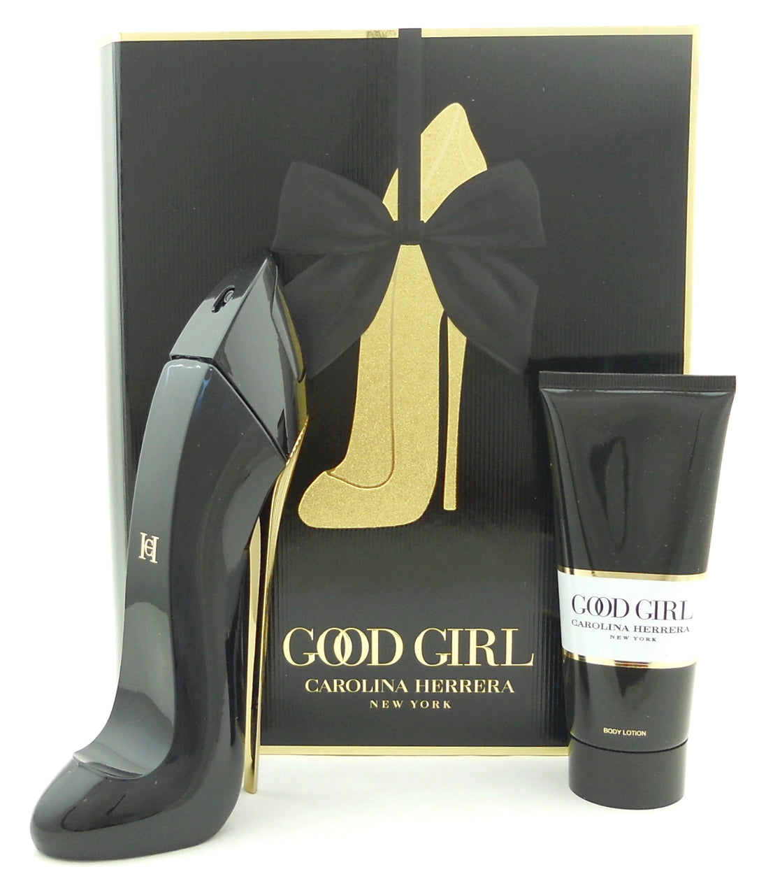 Good Girl Carolina Herrera 2.7oz.EDP Spray+3.4oz.B/Lot.Hard Box