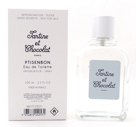 Tartine et Chocolat Ptisenbon 3.3 oz Eau de Toilette Spray for Women. New Tester w/Cap