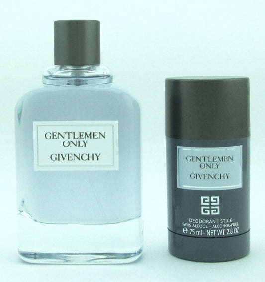 Givenchy Gentelmen Only Set Includes: Eau De Toilette Spray 100 ml./ 3.3 oz. + Deodorant Stick 75 ml./ 2.8 oz. Hard Box