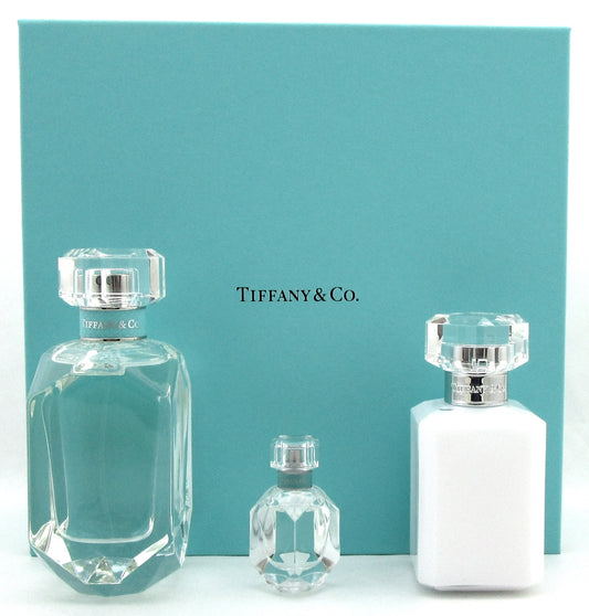 Tiffany by Tiffany & Co Set: EDP 2.5oz Spr & 5ml. Spl +3.4B/L. New in Hard Box.