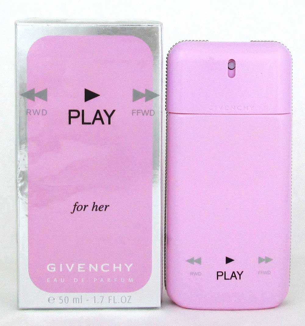 Play for Her by Givenchy Eau de Parfum Spray 1.7oz./50ml.*Damaged Box
