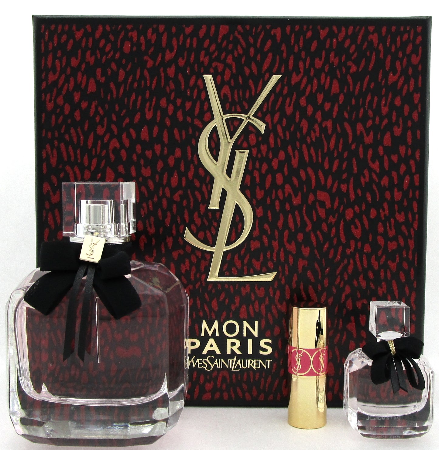 Mon Paris by Yves Saint Laurent 3.0oz EDP +7.5ml EDP +13g Lipstick. Women's SET