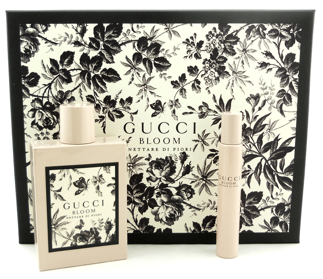 Gucci Bloom Nettare Di Fiori 3.3 oz.EDP Intense Spray + 7.4 ml.Fragrance Pen.NIB