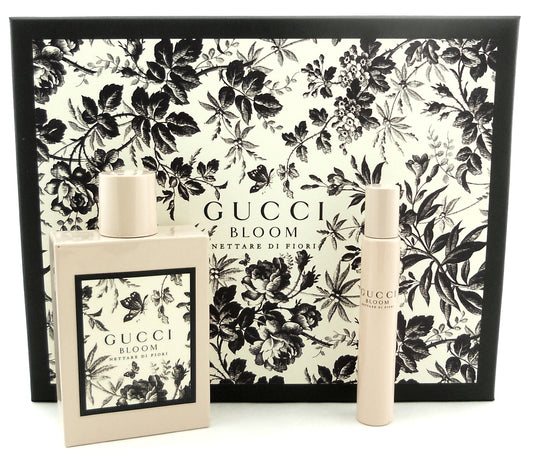 Gucci Bloom Nettare Di Fiori 3.3 oz.EDP Intense Spray + 7.4 ml.Fragrance Pen.NIB