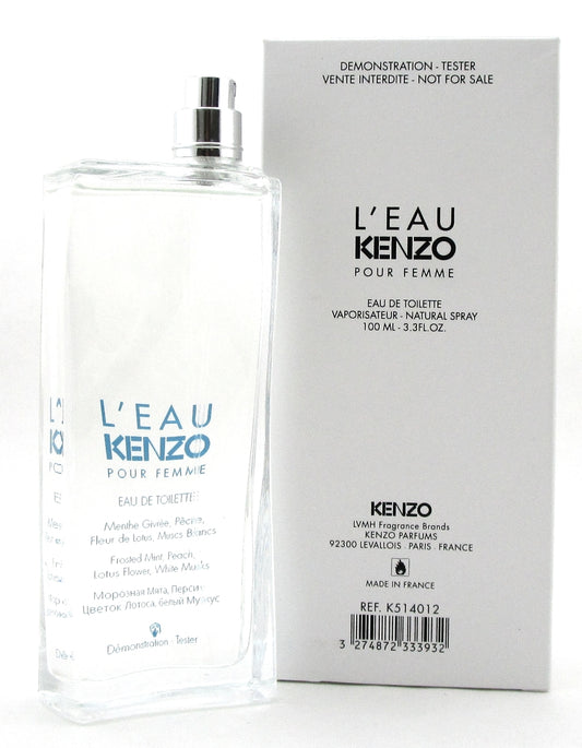 L'eau Kenzo Pour Femme Perfume by Kenzo 3.3 oz. EDT Spray Women. New Tester.