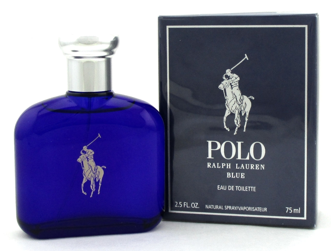 Polo Blue for Men by Ralph Lauren 2.5 oz. EDT Spray. New Sealed DAMAGED Box.