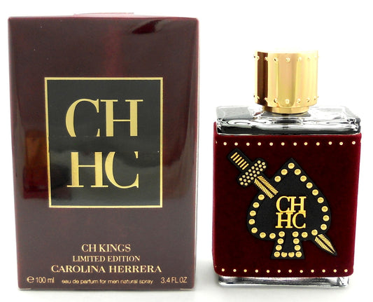 CH KINGS Cologne by Carolina Herrera 3.4 oz EDP Spray for Men Damaged Box