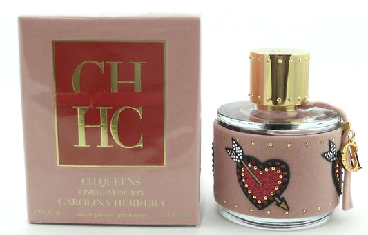 CH QUEENS Perfume by Carolina Herrera 3.4 oz EDP Spray Damaged Box