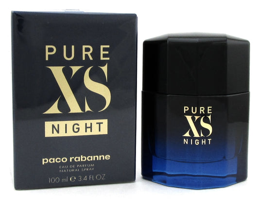 PURE XS NIGHT Cologne by Paco Rabanne 3.4 oz. EDP Spray for Men. New Sealed Box.