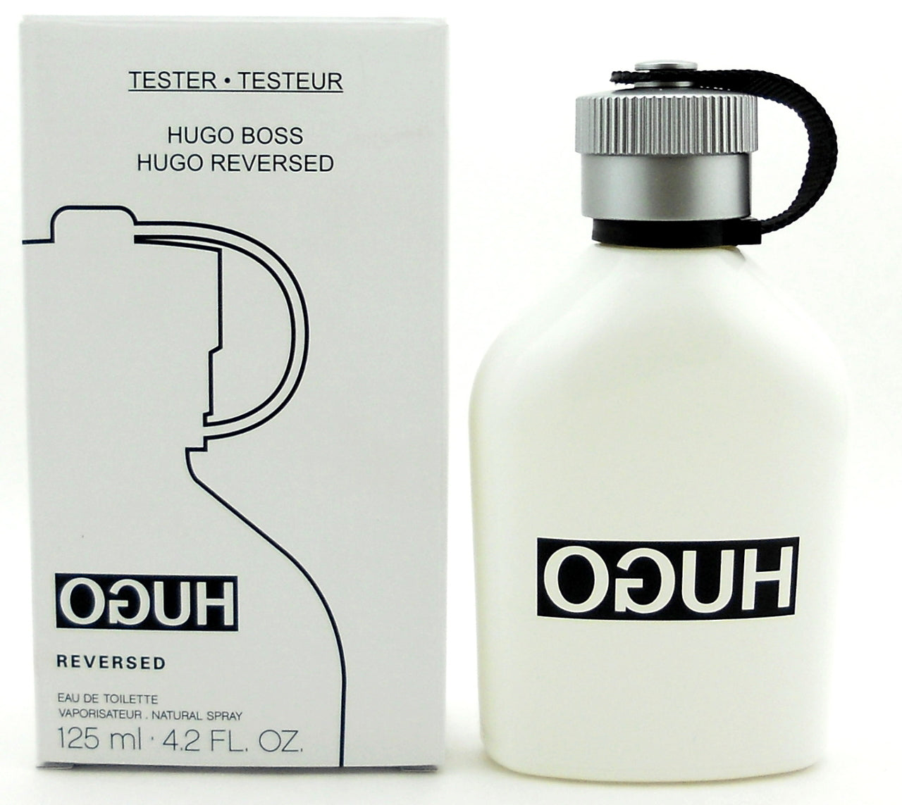 Hugo Reversed Cologne by Hugo Boss 4.2 oz EDT Spray Tester. New.