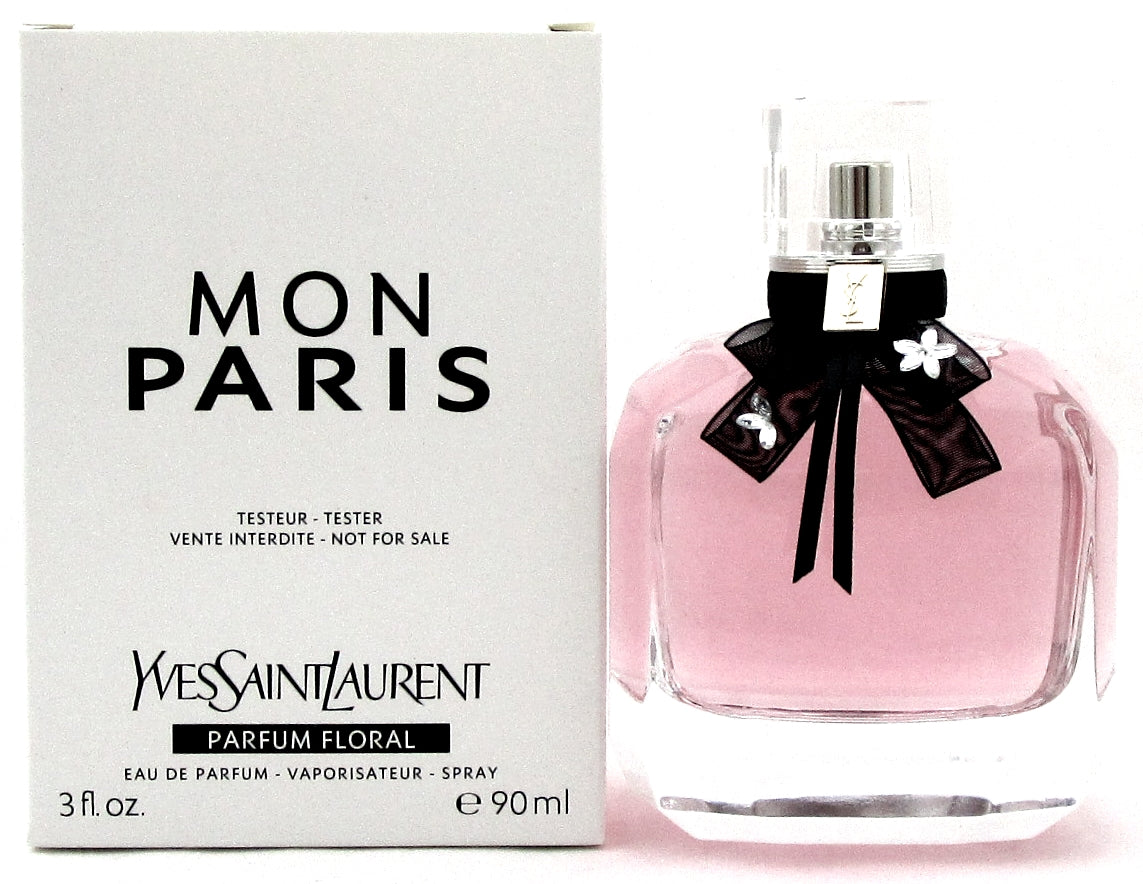 YSL Mon Paris Parfum Floral 3.0 oz. EDP Spray for Women. NEW Tester