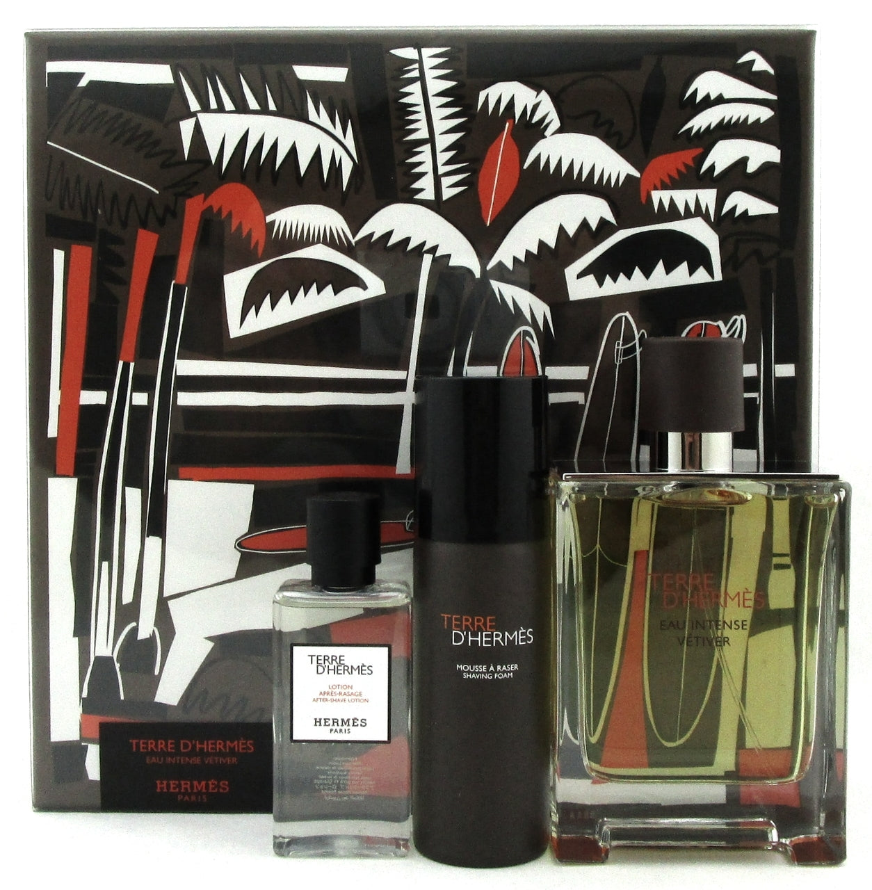 Terre D'Hermes Eau Intense Vetiver by Hermes 3.3 oz. EDP Spray New Set for Men.