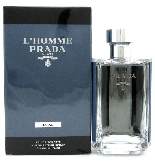 L'Homme Prada Milano L'EAU by Prada 5.1 oz. EDT Spray for Men. Brand new Box.