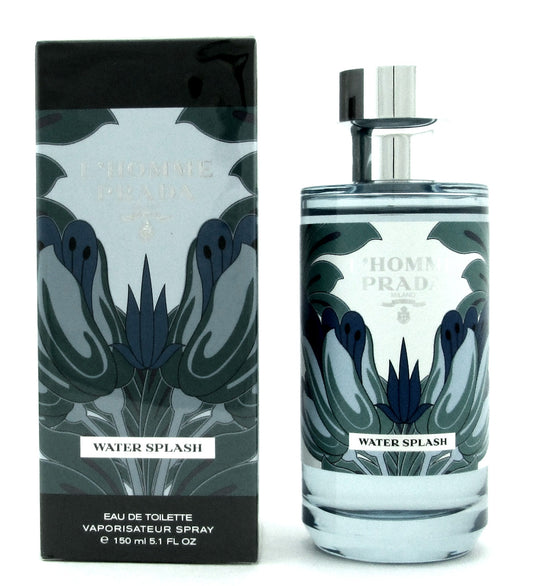 L'Homme Prada Water Splash Cologne by Prada 5.1 oz. EDT Spray for Men New Sealed
