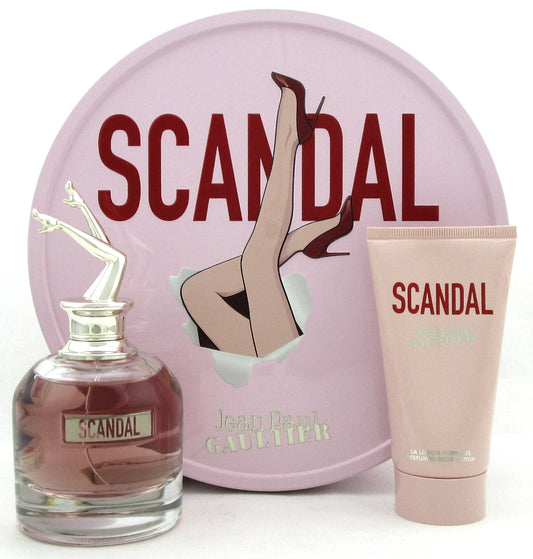 Jean Paul Gautier SCANDAL 2.7 oz. EDP Spray + 2.5 oz. B/Lotion. New Ladies Set.