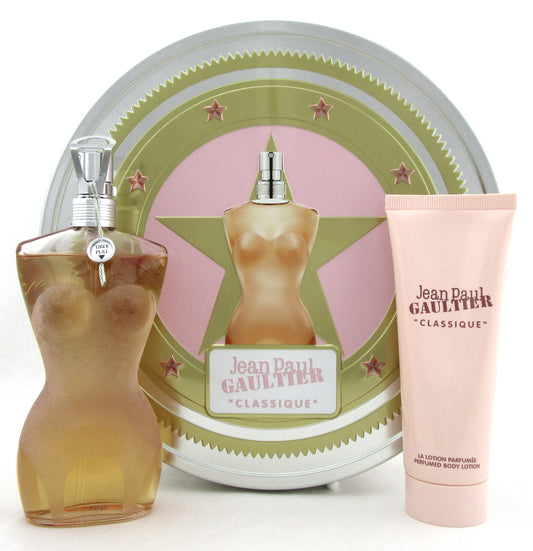 Jean Paul Gautier ''Classique'' Set for Women: 3.4 oz.EDT Spray+ 2.5 oz.B/Lotion