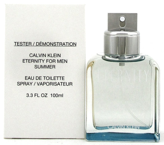 Eternity Summer 2019 Men's Cologne by Calvin Klein 3.3 oz EDT Spray. NEW Tester.