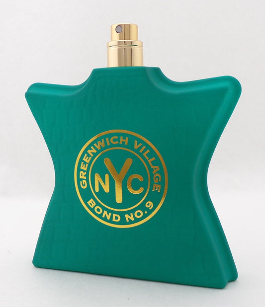 Bond No 9 Greenwich Village 3.3 oz Eau de Parfum Spray Unisex. Brand New Tester NO Cap