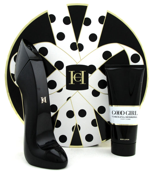 Good Girl by Carolina Herrera Gift Set: 2.7 oz.EDP Spray +3.4 oz. B/Lotion. New