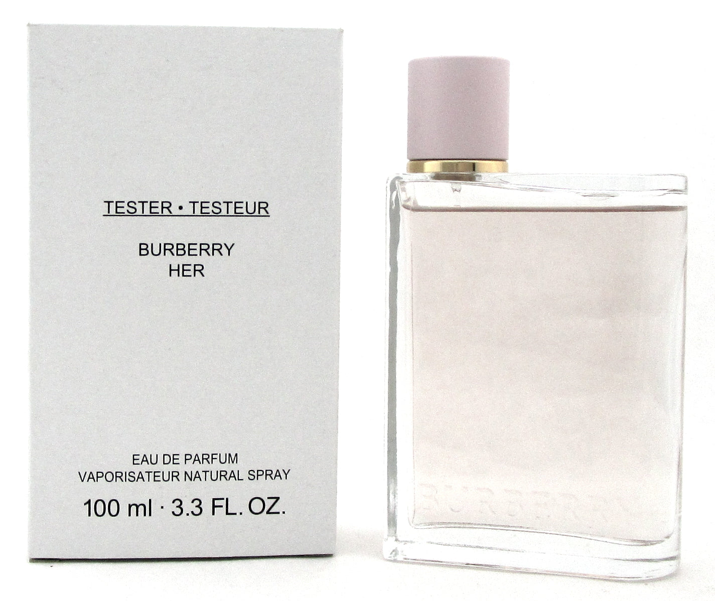 Burberry HER by Burberry 3.3 oz. EDP Spray for Women. New Tester w/Cap