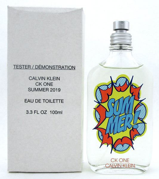 Ck One Summer 2019 Cologne 3.4 oz. EDT Spray Limited Edition Unisex. New Tester
