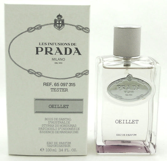 Prada Les Infusions De Prada Oeillet 3.4oz Eau De Parfum Spray Tester