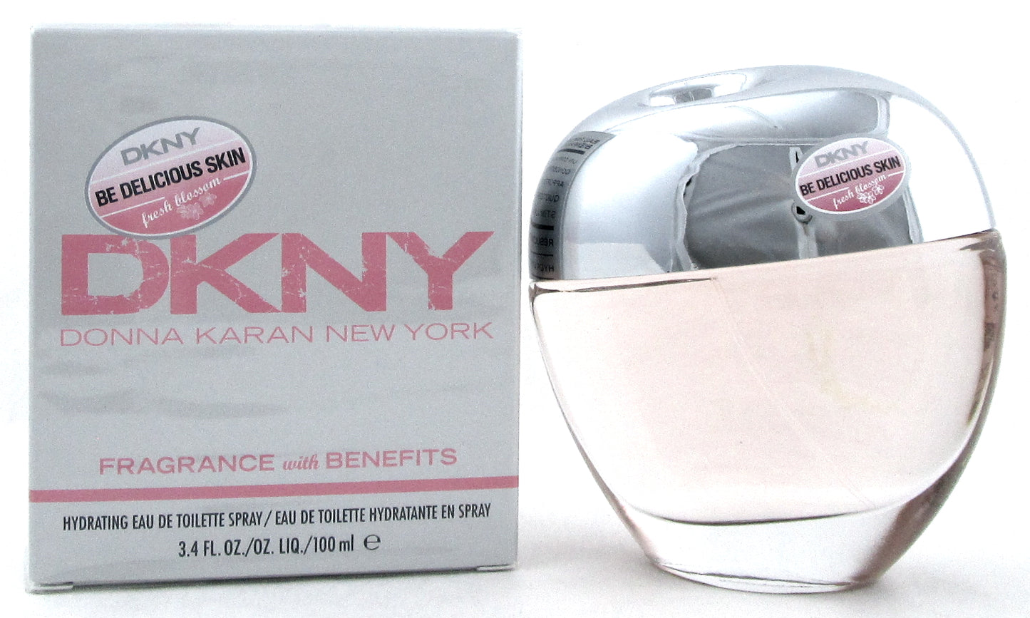 DKNY Be Delicious Skin Fresh Blossom 3.4 oz. Hydrating EDT Spray New