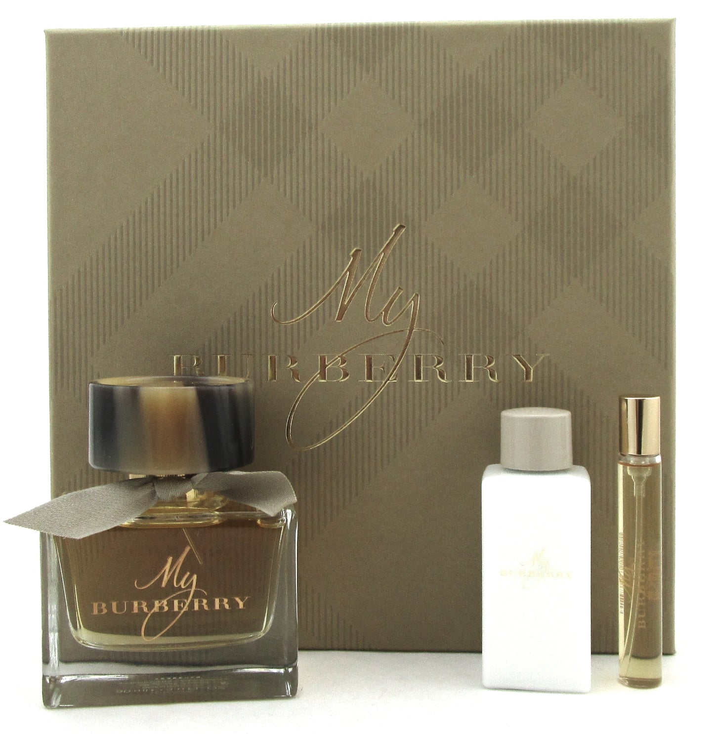 My Burberry by Burberry 3.0oz.&7.5ml. EDP Spray + 2.5 oz. B/L. New SET for Women