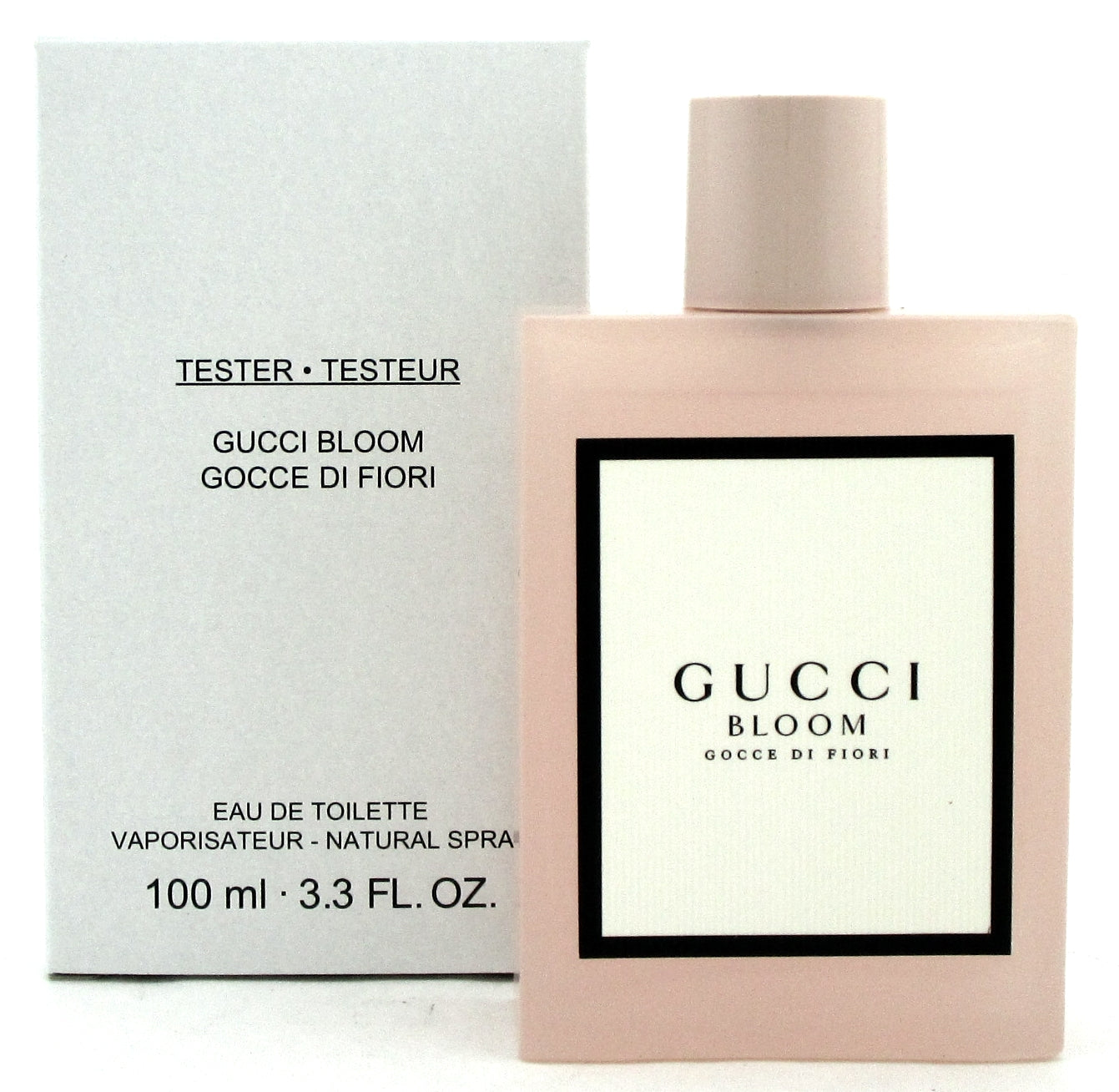 Gucci Bloom Gocce Di Fiori Perfume 3.4 oz. EDT Spray for Women. NEW Tester