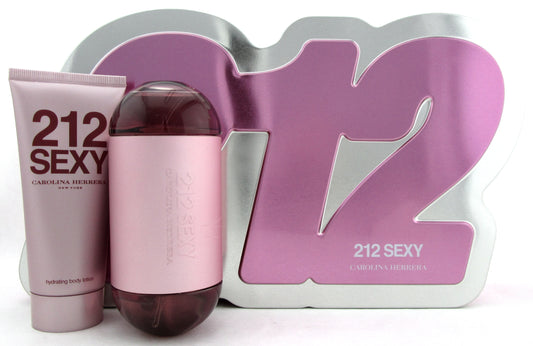 212 Sexy by Carolina Herrera Women's Set: 3.4 oz. EDP Spray + 3.4 oz. B/Lotion.